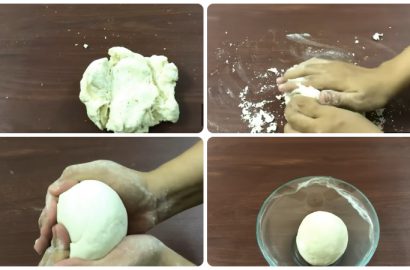 Cách nhào bột và làm vỏ bánh gối tại nhà